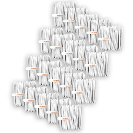 Hamiltonbuhl Skooob Tangle Free Earbud Covers, Moon White, 20PK SKB-WHT